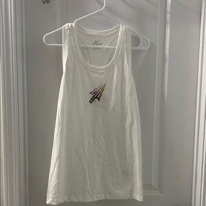 Nike Florida State Women's Cream Tank Top with Logo